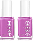 essie Salon-Quality Nail Polish, 8-Free Vegan, Bright Purple, Play Date, 0.46 fl oz (Pack of 2)
