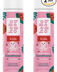 Hello Bello Kid’s Conditioner - Hypoallergenic, pH-Balanced & Dermatologist-Tested - Thoughtful Ingredients - Watermelon, 10 Fl Oz (2 Pack)