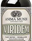 Anima Mundi Viridem Greens Detox Elixir - GI & Liver Detox Liquid Supplement, Natural Herb Cleanse with Chlorophyll, Moringa + Organic Chlorella - Add to Juice & Alkalizing Teas (2oz)