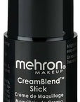 Mehron Makeup CreamBlend Stick | Face Paint, Body Paint, & Foundation Cream Makeup | Perfect for Halloween (Soft Beige)