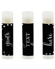 Andaz Press Personalized Lip Balm Party Black,