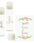 Andaz Press Personalized Lip Balm Party Florals,