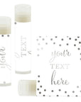 Andaz Press Personalized Lip Balm Party Silver