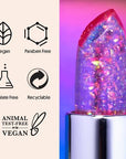 Winky Lux Rainbow Confetti Glimmer Balm & Lavender Confetti Glimmer Balm Duo – pH Activated Color Changing Lip Balms, Hydrating Subtle Sparkle, Vanilla Scent, Vegan & Cruelty-Free