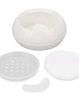 Dioche Loose Powder Container with Puff Sifter Lids,