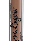 NYX PROFESSIONAL MAKEUP Lip Lingerie Matte Liquid Lipstick - Push-Up, Brown Spice Pink