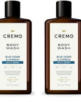 Cremo Inc Blue Cedar & Cyprus Body Wash - 16oz, 16 Oz (Pack of 2)