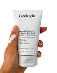 Geologie Micro Exfoliator & Clay Mask | 3-in-1 Deep Cleansing Face Wash, Pore Refining Mask & Skin Exfoliant | Tea Tree & Eucalyptus Scent For Men & Women | 4 fl oz