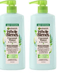 Garnier Whole Blends Coconut Water & Aloe Vera Refreshing Conditioner for Normal Hair, 26.6 Fl Oz, 1 Count (Packaging May Vary) (Pack of 2)