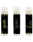 Andaz Press Personalized Lip Balm Party Black,
