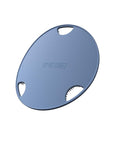 Boie USA Flat Body Scrubber - Hygienic, Exfoliating Loofah Alternative - Feels Like Silicone Scrubber Gentle on Sensitive Skin, Hypoallergenic, BPA- & Latex-Free, Made in The USA (Elemental Blue)