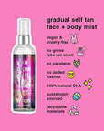 b.tan Violet Self Tan & Face Tanning