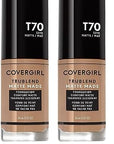 COVERGIRL TruBlend Matte Made Liquid Foundation, Caramel (Pack of 2)