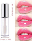 45Pcs Reusable Lipstick Bottle, 1.2 ML Lip Gloss Tube Empty Lip Gloss Tubes Container Clear Mini Empty Lip Balm Bottles Handmade Cosmetics Subdivision Bottles for Travel Use DIY Cosmetic Storage