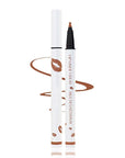 Longwear Liquid Lip Liner, Matte Lip Tint Stain Marker Pen, 2 in1 Liquid Lipstick & Lip Liner Pencil, Long Lasting Waterproof Lip gloss for Women, Fuller Lips Makeup (05(Nude))