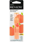 Revlon Kiss Tinted Lip Balm with SPF 20, Hydrating, Flavored, Infused with Natural Fruit Oils, 015 Juicy Peach, 0.09 oz