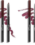 wet n wild Lip Liner Perfect Pout Matte Retractable Gel Lip Liner Pencil, Plum Together (Pack of 2)