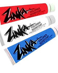 Zinka Colored Sunblock Zinc Waterproof Nosecoat 3 Pack Bundle - Red White Blue