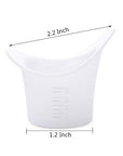 Soft silicone reusable eye wash