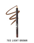12 pcs, 12 Colors Brown Tone Italia Deluxe Ultra Fine Lip Liner & Eyeliner Set, Creamy, Long Lasting, High Pigmented Pencil, Various Shades of Brown