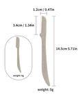 Micro Grooved Derma Blades Facial Razor, Wheat Straw Facial Razor for Women and Men, Eyebrow Razor, Bikini Razor, Hair Trimmer, Facial Hair Remover
