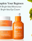 Bliss Bright Idea Vitamin C + Tri-Peptide Collagen Brightening Face Skincare Serum - Anti Aging, Reduces Dark Spots, Boosts Skin Elasticity - Clean - Vegan & Cruelty-Free - 1 Fl Oz