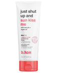 b.tan Medium Gradual Self Tanning Lotion | Just Shut Up and Sun Kiss Me Everyday Glow Lotion - Develop a Bronzed Glow, Infused With Marula + Argan Oil, Vegan, Cruelty & Paraben Free, 236ml
