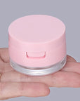 minkissy 2 Sets Powder Box Mini Containers Loose Powder Abs 3g