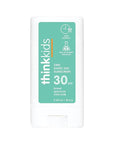 Thinksport Kids SPF 30 Mineral Sunscreen Stick, 0.64 Oz, Safe, Natural, Water Resistant Reef Safe Sunscreen for Children, Broad Spectrum UVA/UVB Sun Screen, Travel Stick for Sun Protection