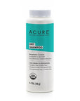 Acure Dry Shampoo - Brunette to Dark Hair, Powder Care to Refresh Treated Color Tinted Hair & Extend Cleansing with Cocoa & Rosemary Formula - 100% Vegan - 1.7 Oz Travel Pack Size