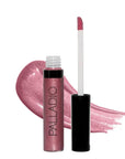 Palladio Lip Gloss, Champagne, Non-Sticky, Contains Vitamin E and Aloe, Offers Intense Color and Moisturization, Minimizes Lip Wrinkles, Softens Lips with Beautiful Shiny Finish, Facet Diamond