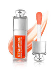 Hydrating Lip Glow Oil, Moisturizing Oil Gloss Transparent Toot Tinted Non-Sticky Nourishing Long Lasting Repairing Lightening Lines and Dry Lips Care Products (CORAL) 0.2 OZ