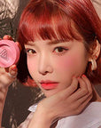 3CE Style Nanda Face Blush, Matte, Pink, Palette, 5g, 0.17oz (DELECTABLE)