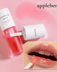NOONI Korean Hydrating Lip Oil - Appleberry | Long-Lasting, Moisturizing, Plumping, Revitalizing for Dry Lips, Waterproof, No Peel Off, Hydrating, Nourishing Crystal Clear, 0.12 FL Oz