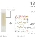 Andaz Press Personalized Milestone Birthday Party Glitter