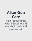 Amazon Basics After Sun Gel with Aloe Vera, Lidocaine and Menthol, 16 Fl Oz (Pack of 1) (Previously Solimo)