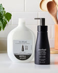 Method Premium Foaming Hand Wash Refill, Vetiver + Amber, Recyclable Bottles, Biodegradable Formula, 28 fl oz (Pack of 4) (Packaging May Vary)