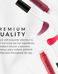 Flori Roberts Luscious Lip Lacquer, Vibrant Lip Gloss Makeup for Women of Color or Deeper Skin Tones, Non-Sticky, Long Wear High Shine Finish