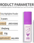 AKARY Shimmer Highlighter Powder, Fairy Polvo De Hadas