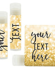 Andaz Press Personalized Lip Balm Party Glitter