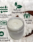 Beef Tallow & Magnesium Body butter - Grass Fed and Finished beef tallow Magnesium Cream- Handmade moisturizer for Cracked, Dry, Itchy skin- eczema cream- diaper rash (SANDALWOOD VANILLA)