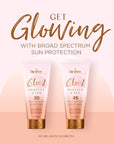 Coppertone Glow Protect and Tan Sunscreen Lotion + Gradual Self Tanner, SPF 45 Sunscreen, 5 Fl Oz Tube