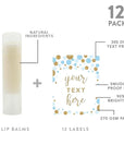 Andaz Press Personalized Lip Balm Party Glitter