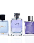 RASASI Arabian Perfume for Men Hawas, Daarej Eau De Parfum Men 100ML(3.4 OZ) Shuhrah 90ML | Long-Lasting perfumes, Elevate Your Aura With These Masculine Scents. (Bundle)