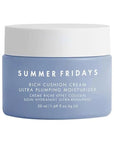 Summer Fridays Rich Cushion Face Cream - Ultra Plumping Barrier Repair Cream + Makeup Primer - Infuses Skin with Rich Hydration from Glycerin + Squalane - Non-Comedogenic + Fragrance-Free (1.69 Oz)