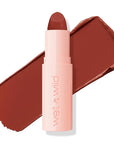 wet n wild Mega Last Rich Satin Lip Color, Rich Creamy Color with Satin Finish, Infused with Vitamin E & Moisturizing Argan Oil, Lightweight, Silky-Smooth, Vegan & Cruelty-Free - Brandy Kiss
