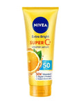 Nivea Extra Bright Super C+ Vitamin Body Serum Sunscreen, SPF50+ PA+++ Size 320 ml, 10.82 Oz (Pack Of 1)