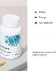 THORNE Basic B-Complex - Tissue-Ready Vitamin B Complex Supplement with Choline - Supports Cellular Energy Production, Brain Health & Red Blood Cell Formation - Gluten-Free, Dairy-Free - 60 Capsules