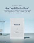 Ultra Firm Lifting Eye Mask- Visibly Lift, Tighten, Contour Eye Area for Wrinkles, Dark Circles- Skin Smoothing & Brightening- Visibly Reduce Signs of Aging w/Rhodiola Rosea Extract