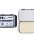 Duke Cannon Supply Co. Solid Cologne for Men Special Issue Vetiver and Oakmoss (Fresh Air, Sandalwood) - Concentrated Balm, Travel-Friendly Tin, 1.5 oz